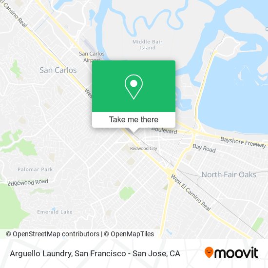 Mapa de Arguello Laundry