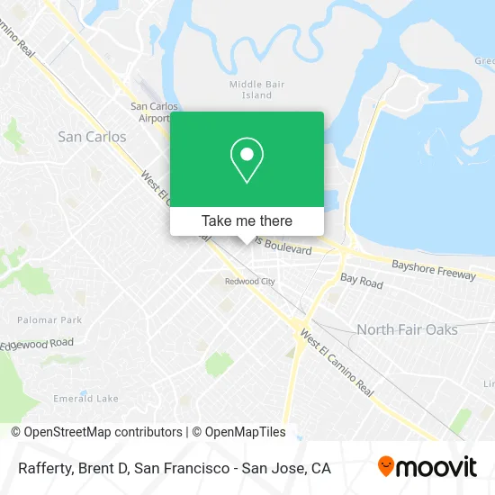 Rafferty, Brent D map