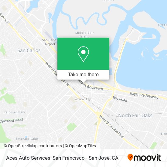 Aces Auto Services map