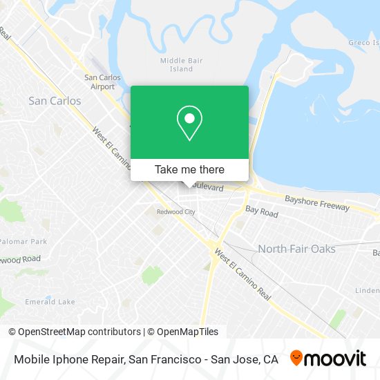 Mobile Iphone Repair map