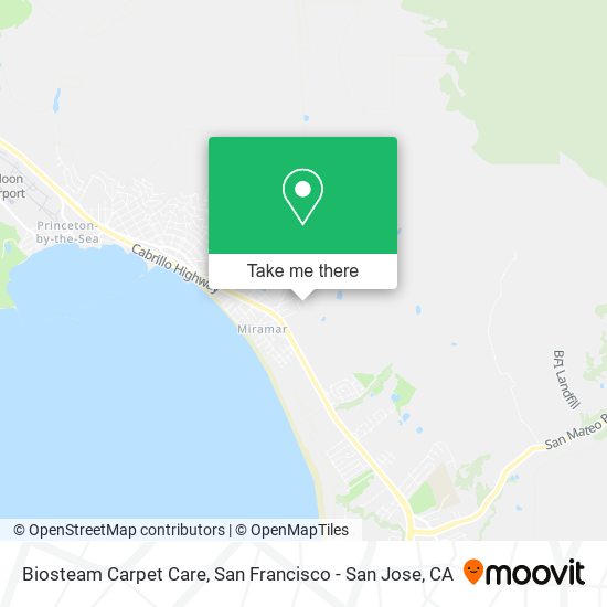 Biosteam Carpet Care map