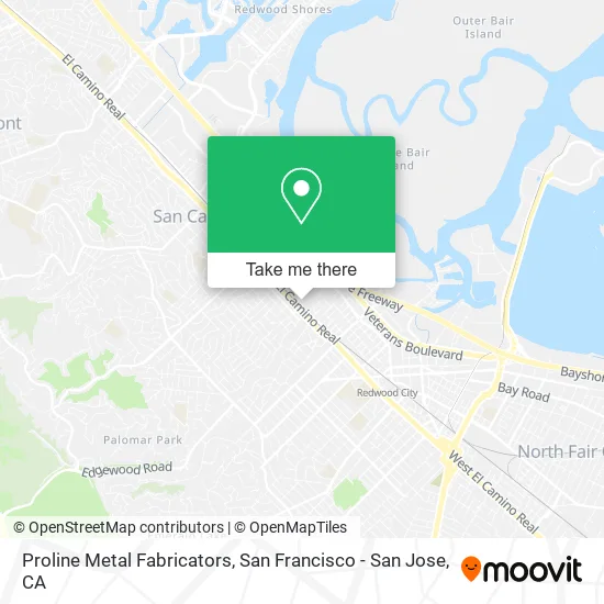 Proline Metal Fabricators map