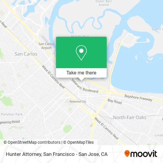 Mapa de Hunter Attorney