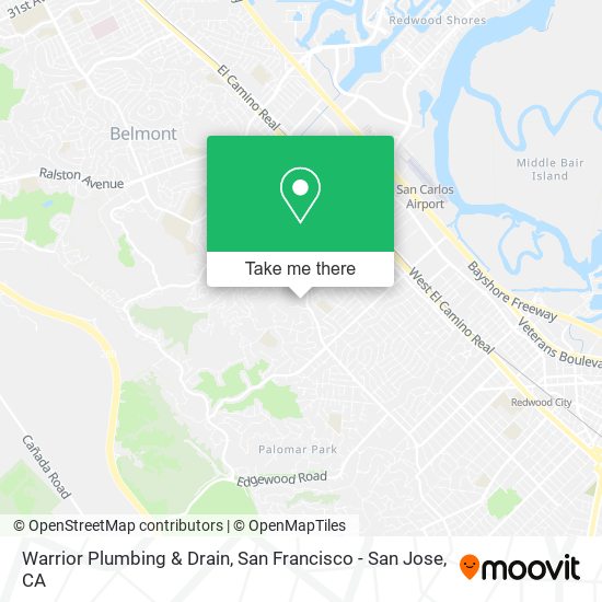 Mapa de Warrior Plumbing & Drain