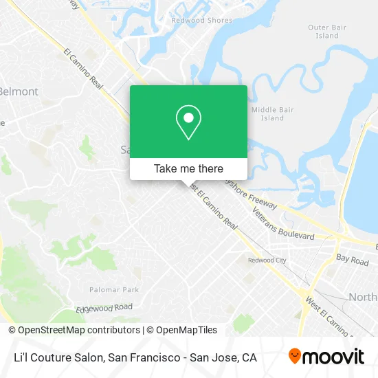 Mapa de Li'l Couture Salon