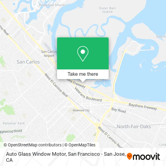 Auto Glass Window Motor map