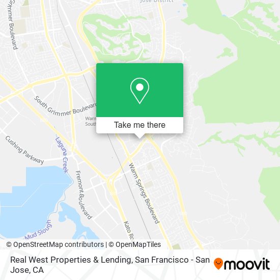 Mapa de Real West Properties & Lending