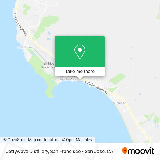 Jettywave Distillery map