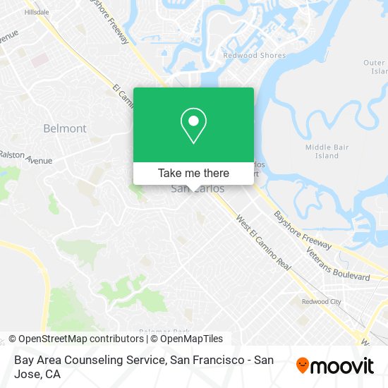 Bay Area Counseling Service map