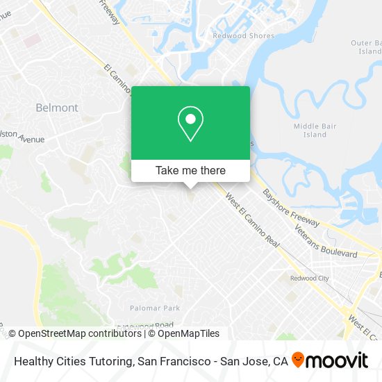 Healthy Cities Tutoring map