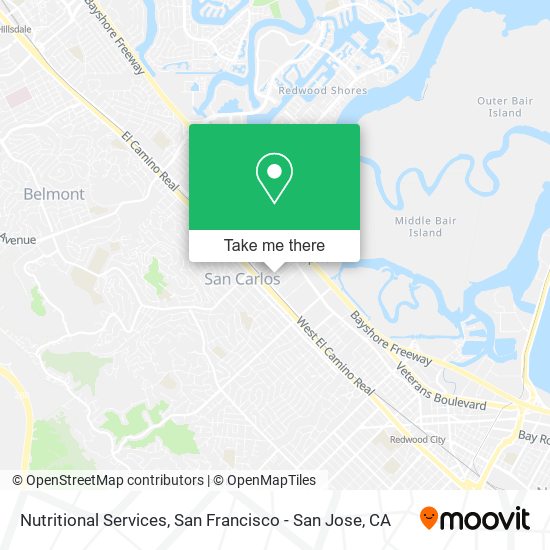 Nutritional Services map