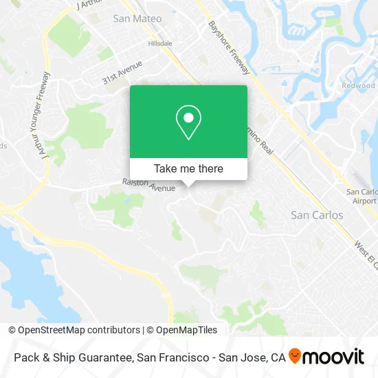 Mapa de Pack & Ship Guarantee