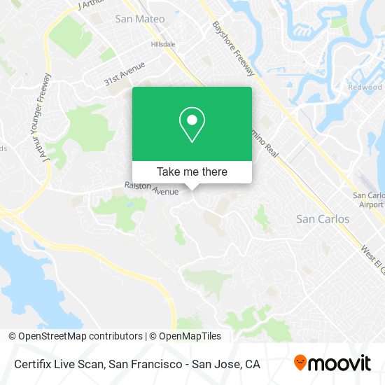 Certifix Live Scan map