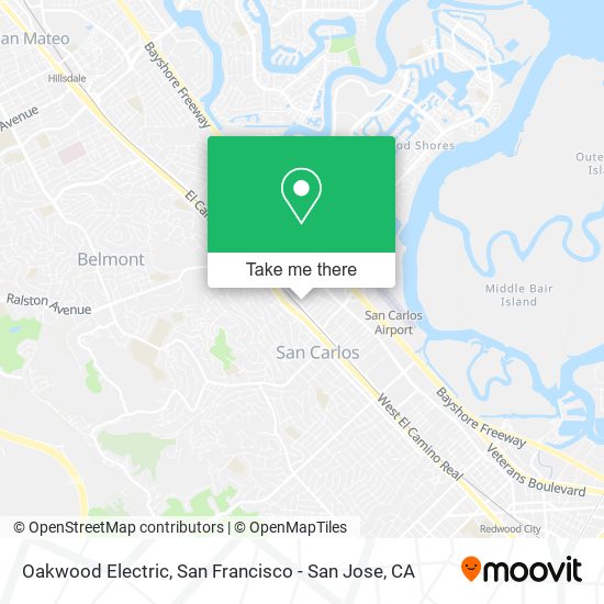 Oakwood Electric map