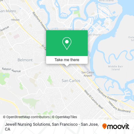 Jewell Nursing Solutions map