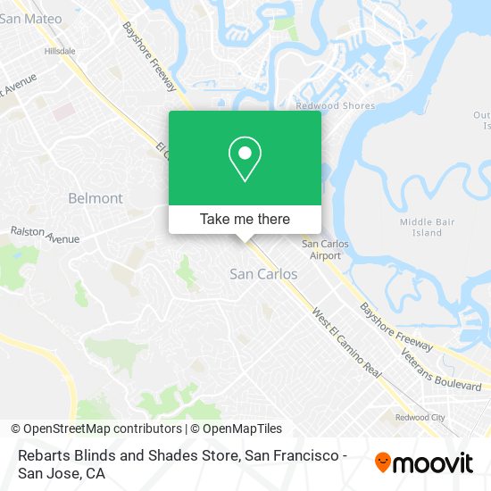 Rebarts Blinds and Shades Store map