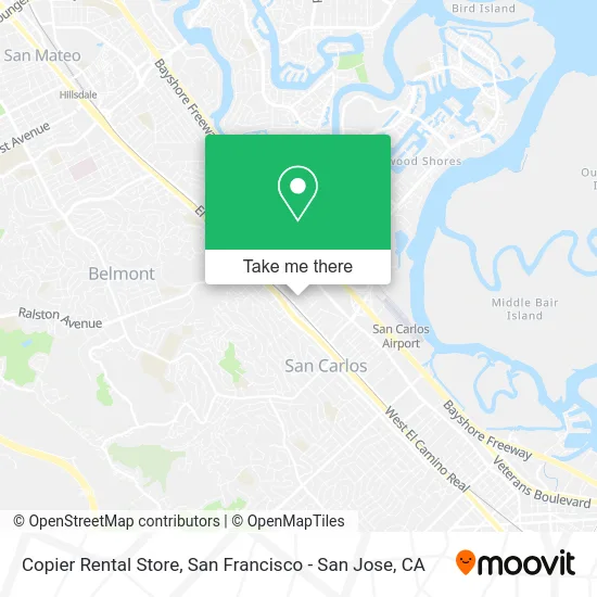 Copier Rental Store map
