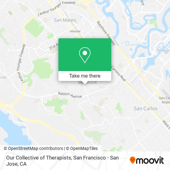 Our Collective of Therapists map