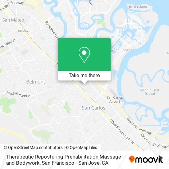Therapeutic Reposturing Prehabilitation Massage and Bodywork map