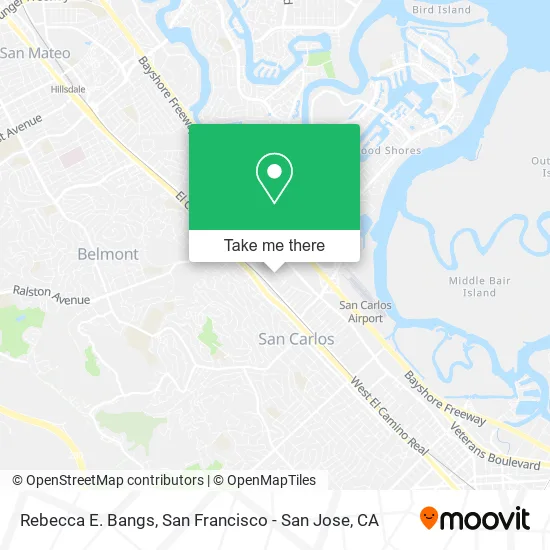 Rebecca E. Bangs map