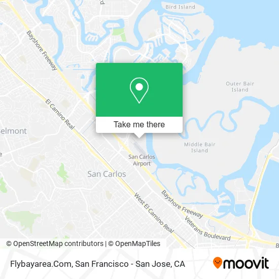 Mapa de Flybayarea.Com