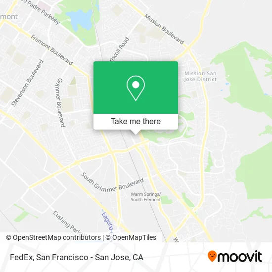 Mapa de FedEx