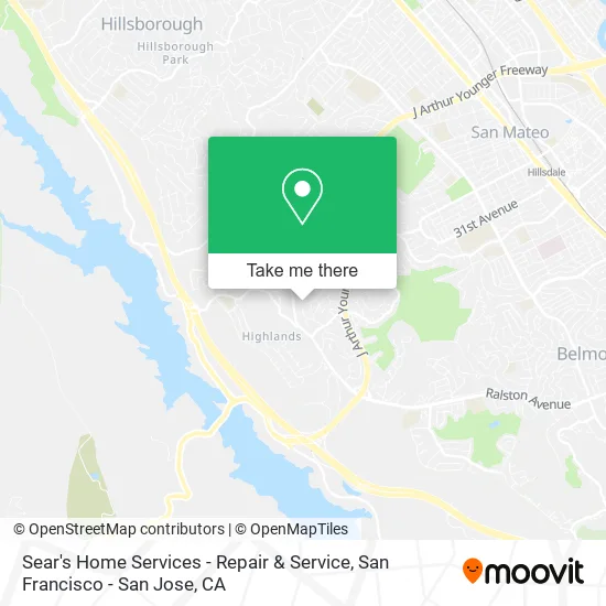 Sear's Home Services - Repair & Service map