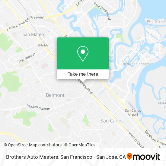 Brothers Auto Masters map