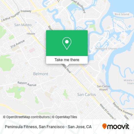 Mapa de Peninsula Fitness