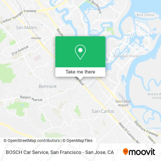 BOSCH Car Service map