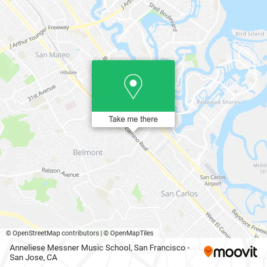 Mapa de Anneliese Messner Music School