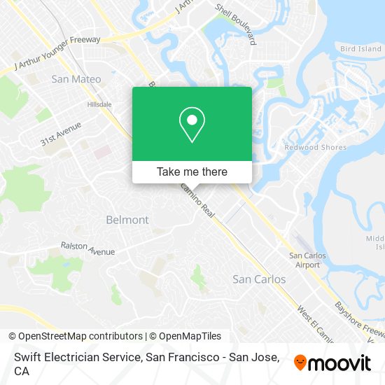 Swift Electrician Service map