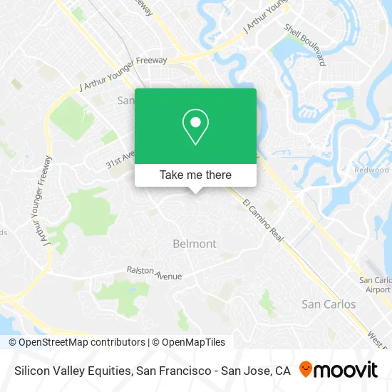 Silicon Valley Equities map