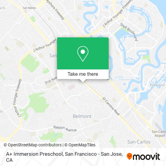 A+ Immersion Preschool map