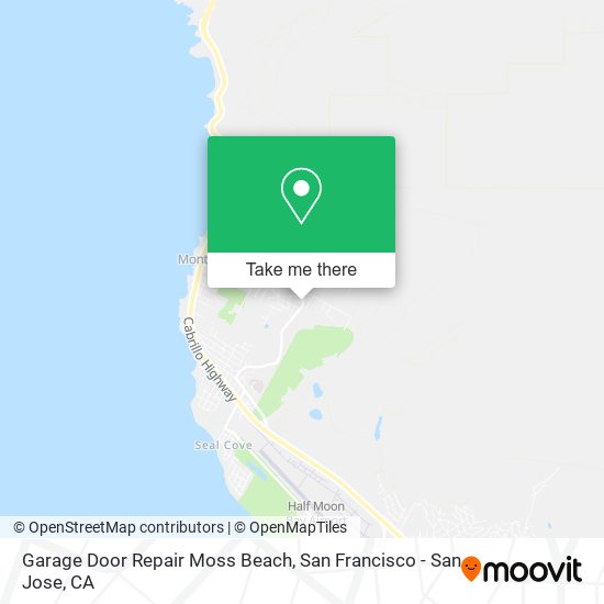 Garage Door Repair Moss Beach map