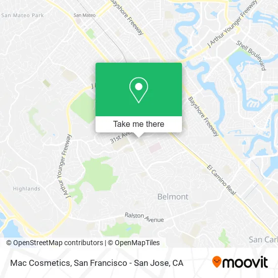 Mac Cosmetics map