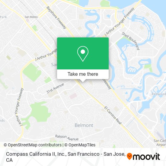 Compass California II, Inc. map