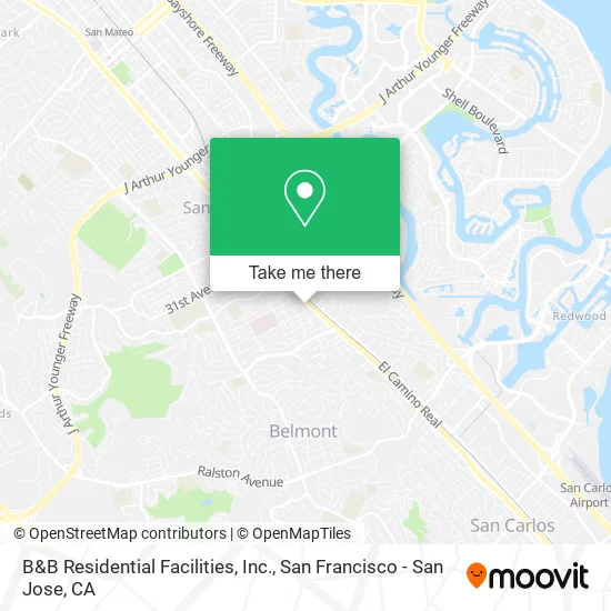 B&B Residential Facilities, Inc. map