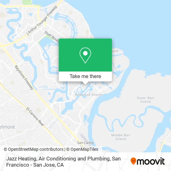 Jazz Heating, Air Conditioning and Plumbing map