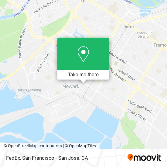 Mapa de FedEx