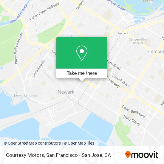 Courtesy Motors map