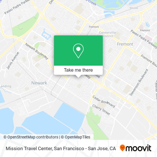 Mapa de Mission Travel Center