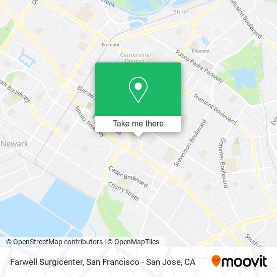 Farwell Surgicenter map