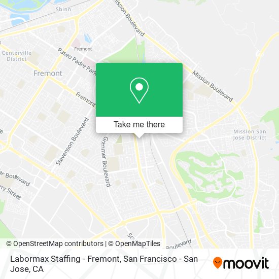 Labormax Staffing - Fremont map