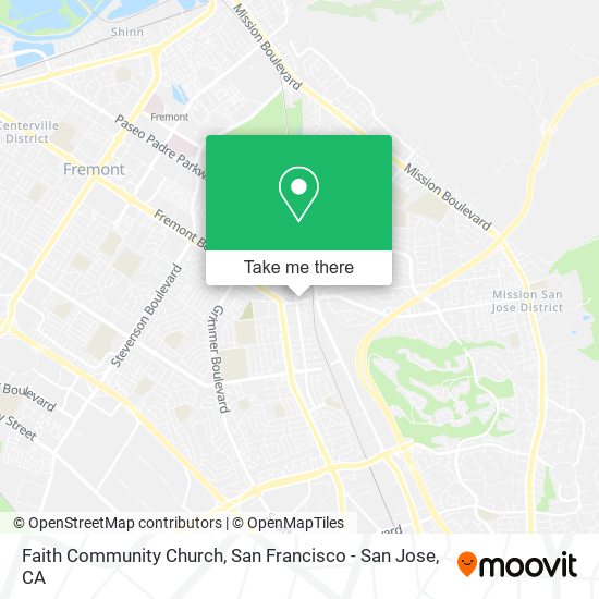 Faith Community Church map