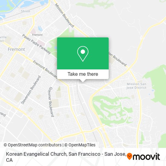 Korean Evangelical Church map