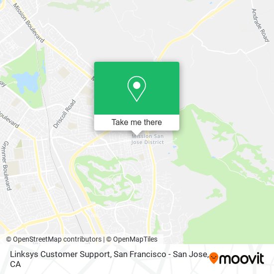 Linksys Customer Support map