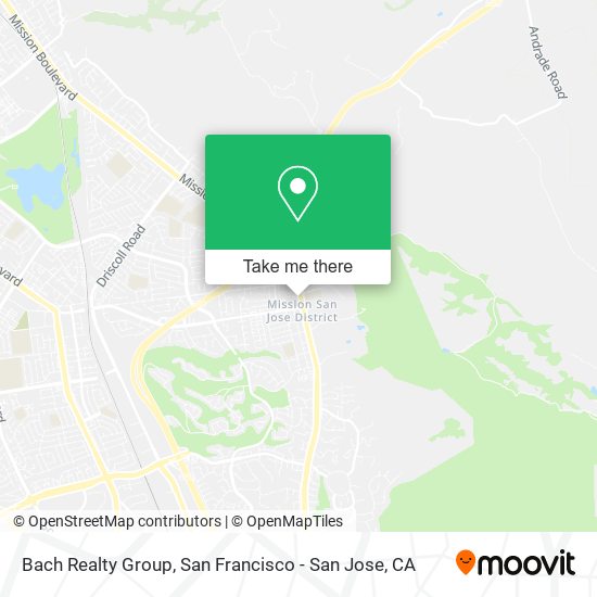 Bach Realty Group map