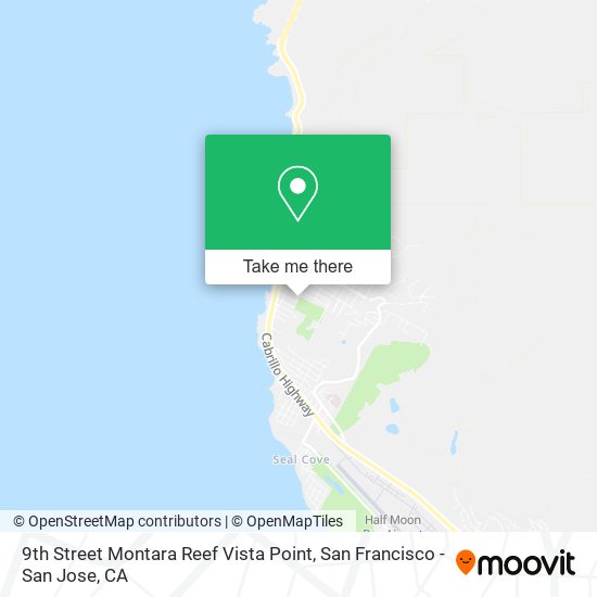 9th Street Montara Reef Vista Point map