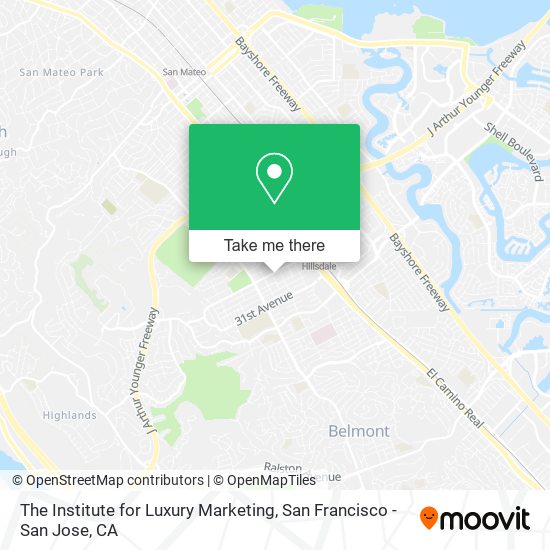 The Institute for Luxury Marketing map